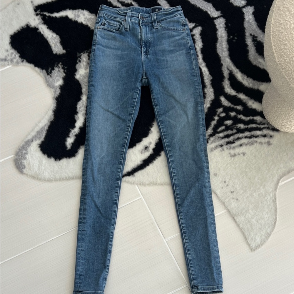 AG Adriano Goldschmied High Rise Blue Jeans
